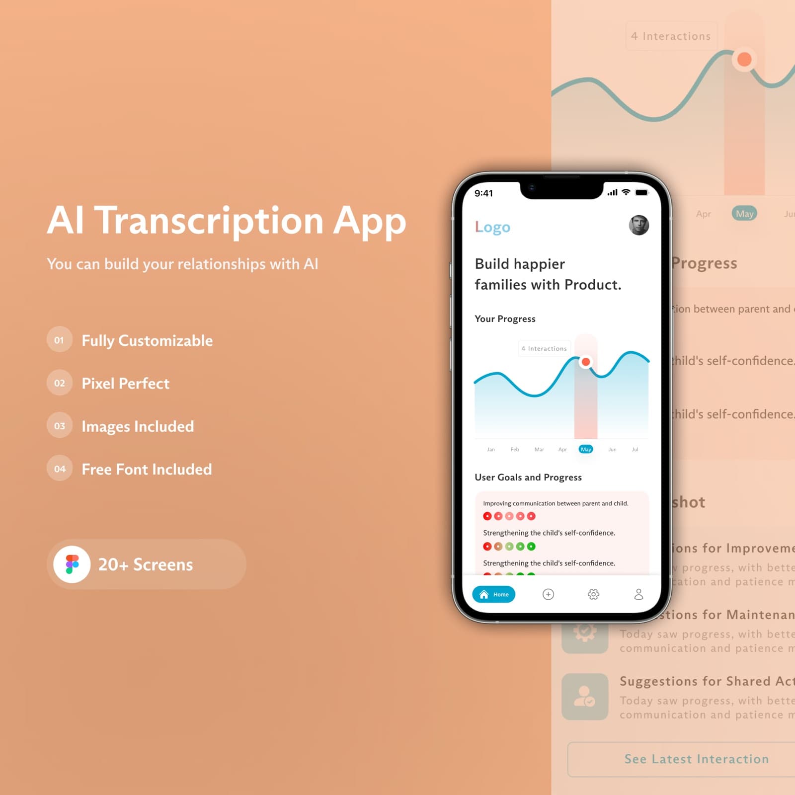 AudioFlow AI — Speech-to-Text & Meeting Intelligence SaaS design showcase
